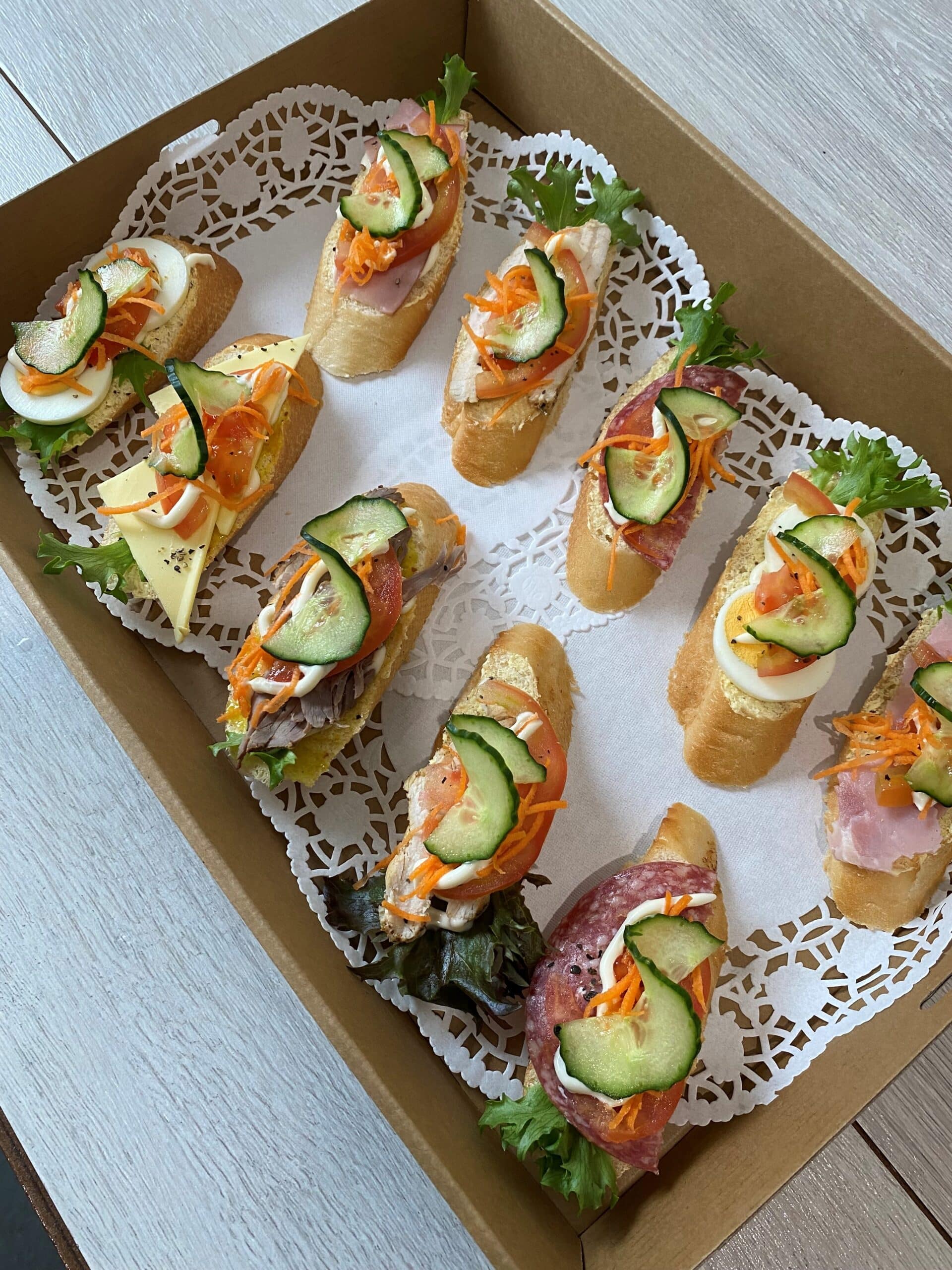 Open Cut Sandwich Platter